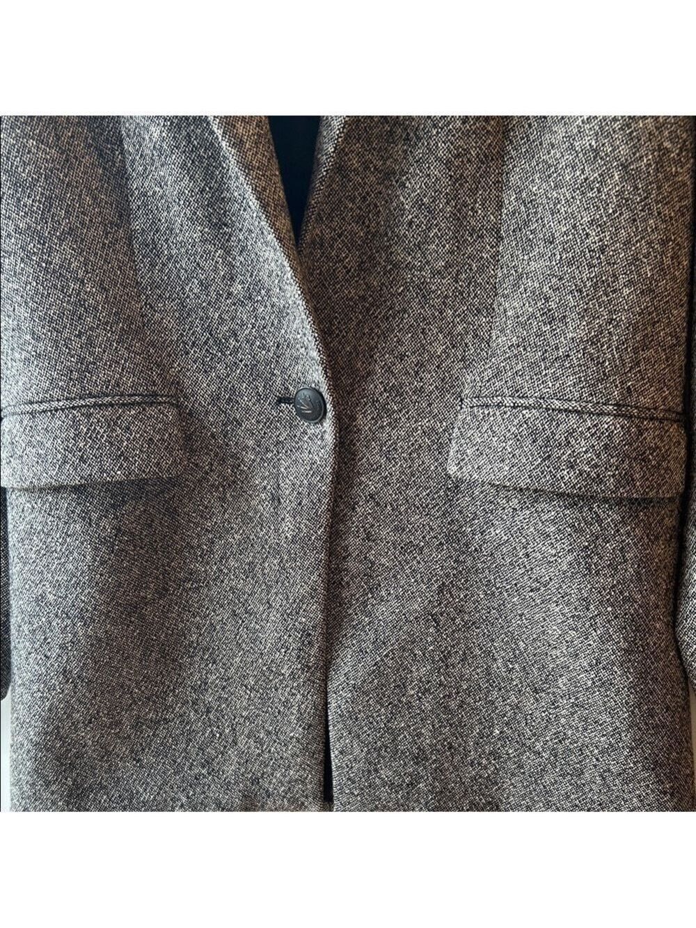 Rag & Bone Ronin Wool Textured Oversized Fit Blazer - Picture 3 of 10